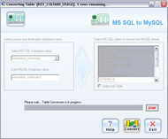 MSSQL to MySQL Database Migration screenshot